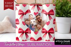 Valentines Day Photo Tumbler PNG - Heart Picture Tumbler Product Image 1