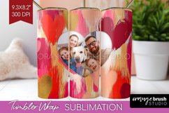Valentines Day Photo Tumbler PNG - Heart Picture Tumbler Product Image 1