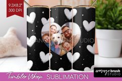 Valentines Day Photo Tumbler PNG - Heart Picture Tumbler Product Image 1