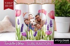 Wildflowers Photo Tumbler PNG - Floral Picture Tumbler Wrap Product Image 1