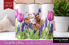 Wildflowers Photo Tumbler PNG - Floral Picture Tumbler Wrap Product Image 1