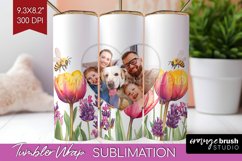 Wildflowers Photo Tumbler PNG - Floral Picture Tumbler Wrap Product Image 1
