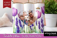 Wildflowers Photo Tumbler PNG - Floral Picture Tumbler Wrap Product Image 1