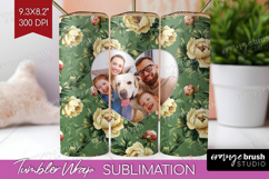 Floral Photo Tumbler PNG - Peony Flower Picture Tumbler Wrap Product Image 1