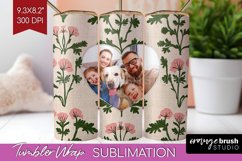 Flowers Photo Tumbler PNG - Vintage Floral Picture Tumbler Product Image 1