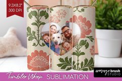 Flowers Photo Tumbler PNG - Vintage Floral Picture Tumbler Product Image 1