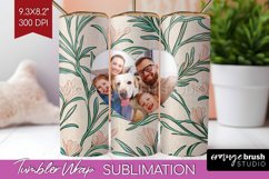 Flowers Photo Tumbler PNG - Vintage Floral Picture Tumbler Product Image 1