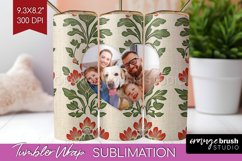 Flowers Photo Tumbler PNG - Vintage Floral Picture Tumbler Product Image 1