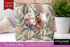 Flowers Photo Tumbler PNG - Vintage Floral Picture Tumbler Product Image 1