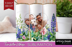 Wildflowers Photo Tumbler PNG - Summer Flowers Picture Wrap Product Image 1