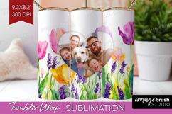Wildflowers Photo Tumbler PNG - Summer Flowers Picture Wrap Product Image 1