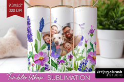 Wildflowers Photo Tumbler PNG - Summer Flowers Picture Wrap Product Image 1