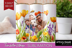 Wildflowers Photo Tumbler PNG - Summer Flowers Picture Wrap Product Image 1