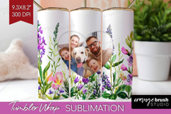 Wildflowers Photo Tumbler PNG - Summer Flowers Picture Wrap Product Image 1