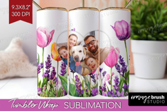Wildflowers Photo Tumbler PNG - Summer Flowers Picture Wrap Product Image 1
