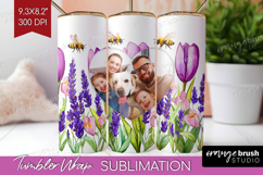 Wildflowers Photo Tumbler PNG - Summer Flowers Picture Wrap Product Image 1