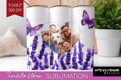 Wildflowers Photo Tumbler PNG - Summer Flowers Picture Wrap Product Image 1