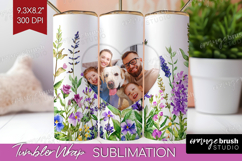 Wildflowers Photo Tumbler PNG - Summer Flowers Picture Wrap Product Image 1