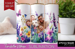 Wildflowers Photo Tumbler PNG - Summer Flowers Picture Wrap Product Image 1