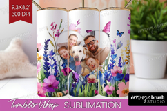 Wildflowers Photo Tumbler PNG - Summer Flowers Picture Wrap Product Image 1