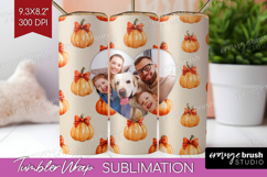 Pumpkun Photo Tumbler PNG - Fall Picture Tumbler Wrap Product Image 1