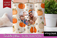 Pumpkun Photo Tumbler PNG - Fall Picture Tumbler Wrap Product Image 1