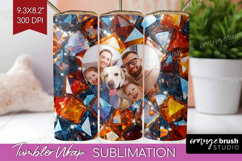 Gem Texture Photo Tumbler PNG - Gemstone Picture Tumbler Product Image 1