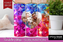 Gem Texture Photo Tumbler PNG - Gemstone Picture Tumbler Product Image 1