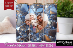 Gem Texture Photo Tumbler PNG - Gemstone Picture Tumbler Product Image 1