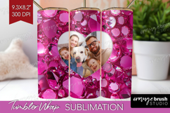 Gem Texture Photo Tumbler PNG - Gemstone Picture Tumbler Product Image 1
