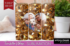 Gem Texture Photo Tumbler PNG - Gemstone Picture Tumbler Product Image 1
