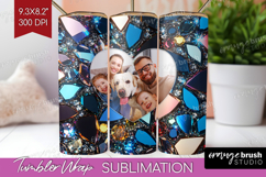 Gem Texture Photo Tumbler PNG - Gemstone Picture Tumbler Product Image 1