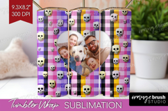 Halloween Photo Tumbler PNG - Spooky Picture Tumbler Wrap Product Image 1