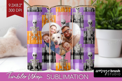 Halloween Photo Tumbler PNG - Spooky Picture Tumbler Wrap Product Image 1