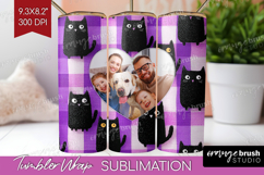 Halloween Photo Tumbler PNG - Spooky Picture Tumbler Wrap Product Image 1