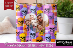 Halloween Photo Tumbler PNG - Spooky Picture Tumbler Wrap Product Image 1