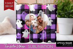 Halloween Photo Tumbler PNG - Spooky Picture Tumbler Wrap Product Image 1