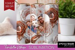 Rose Photo Tumbler PNG - Floral Picture Tumbler Wrap Product Image 1