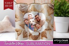 Rose Photo Tumbler PNG - Floral Picture Tumbler Wrap Product Image 1