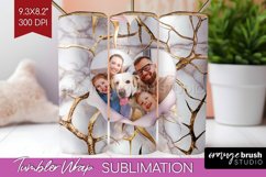 Rose Photo Tumbler PNG - Floral Picture Tumbler Wrap Product Image 1