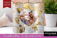 Rose Photo Tumbler PNG - Floral Picture Tumbler Wrap Product Image 1