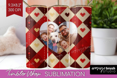 Heart Pattern Photo Tumbler PNG - Valentines Day Picture Product Image 1