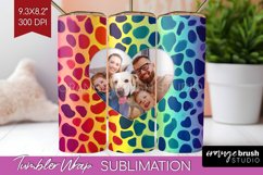 Leopard Print Photo Tumbler PNG - Animal Pattern Picture Product Image 1