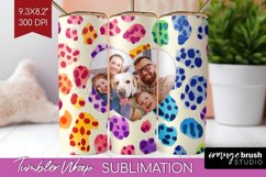 Leopard Print Photo Tumbler PNG - Animal Pattern Picture Product Image 1