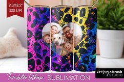 Leopard Print Photo Tumbler PNG - Animal Pattern Picture Product Image 1