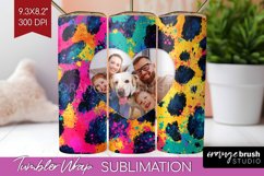 Leopard Print Photo Tumbler PNG - Animal Pattern Picture Product Image 1