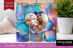 Pearl Photo Tumbler PNG - Pearl Texture Picture Tumbler Wrap Product Image 1