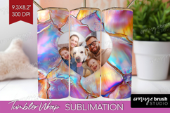 Pearl Photo Tumbler PNG - Pearl Texture Picture Tumbler Wrap Product Image 1