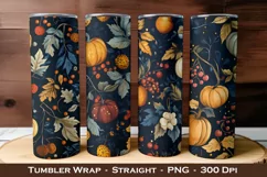 Fall Harvest Tumbler Wrap | 20 oz tumbler wrap Product Image 1