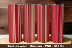Red StripesTumbler Wrap | 20 oz tumbler wrap Product Image 1